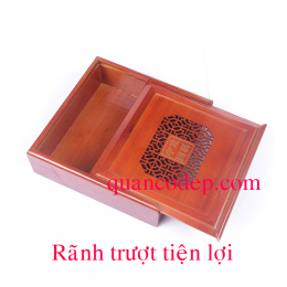 Hộp cờ gỗ trúc 
